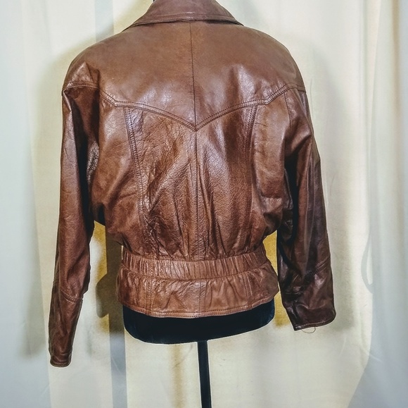 Vintage brown leather Thinsulate jacket! - Picture 7 of 7